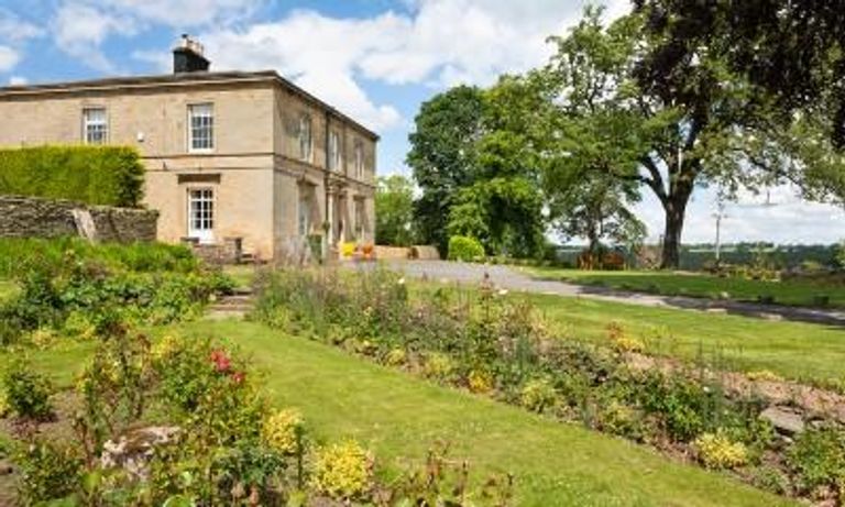 House and garden in Yorkshire, UK