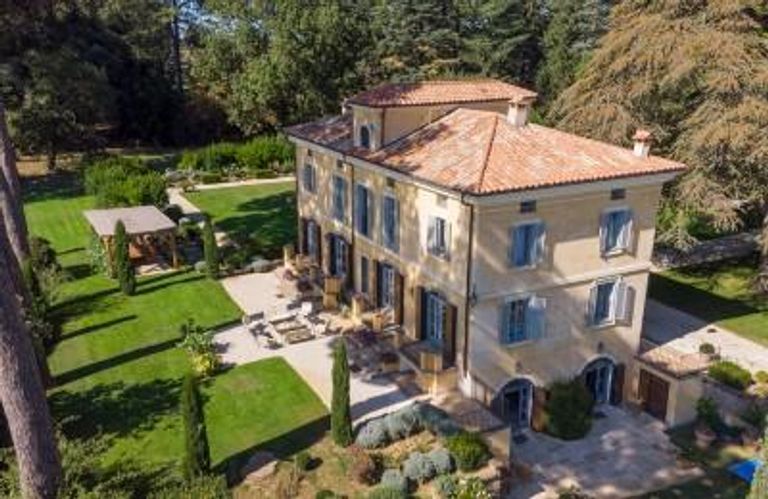 view of house in Umbria, Italy