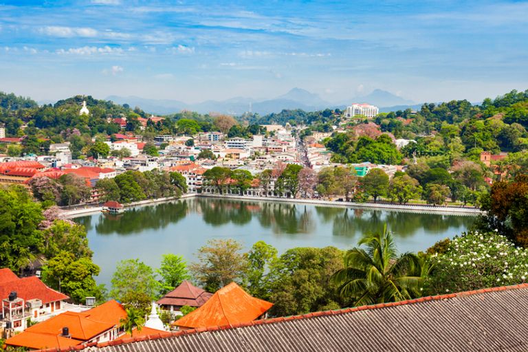 Kandy Lake And City