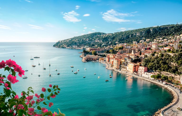South of France vibrant coastline