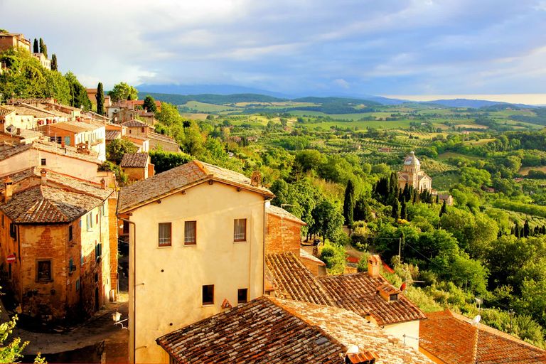View of the Tuscan Countryside from Montepulciano