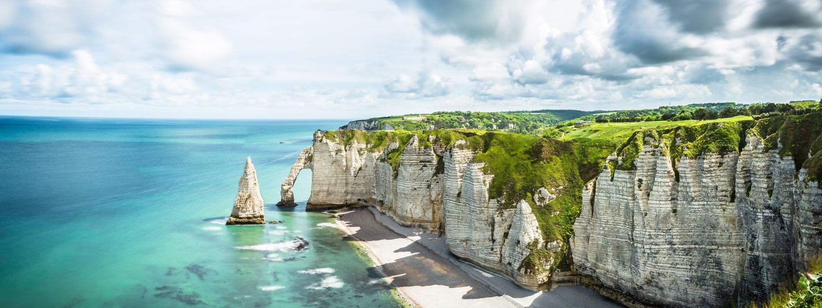 White cliffs in Normandy