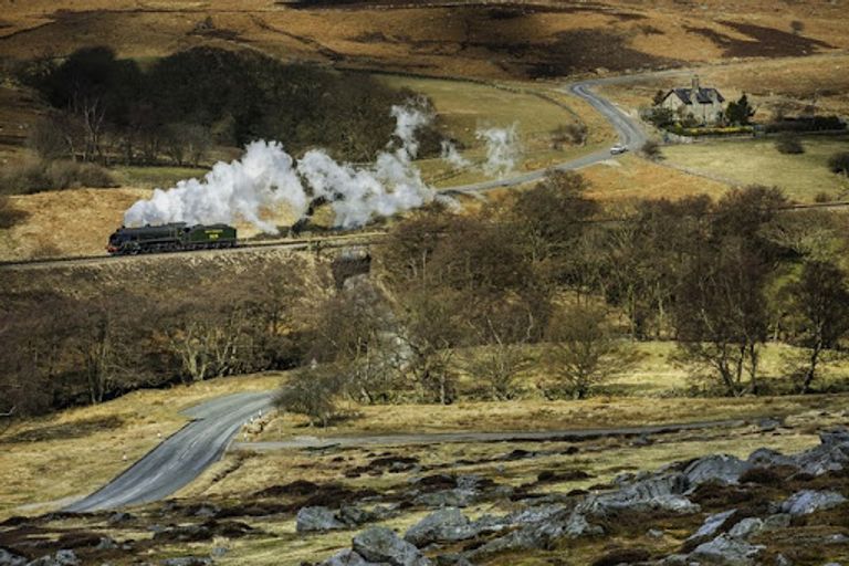 Steam train in pickering