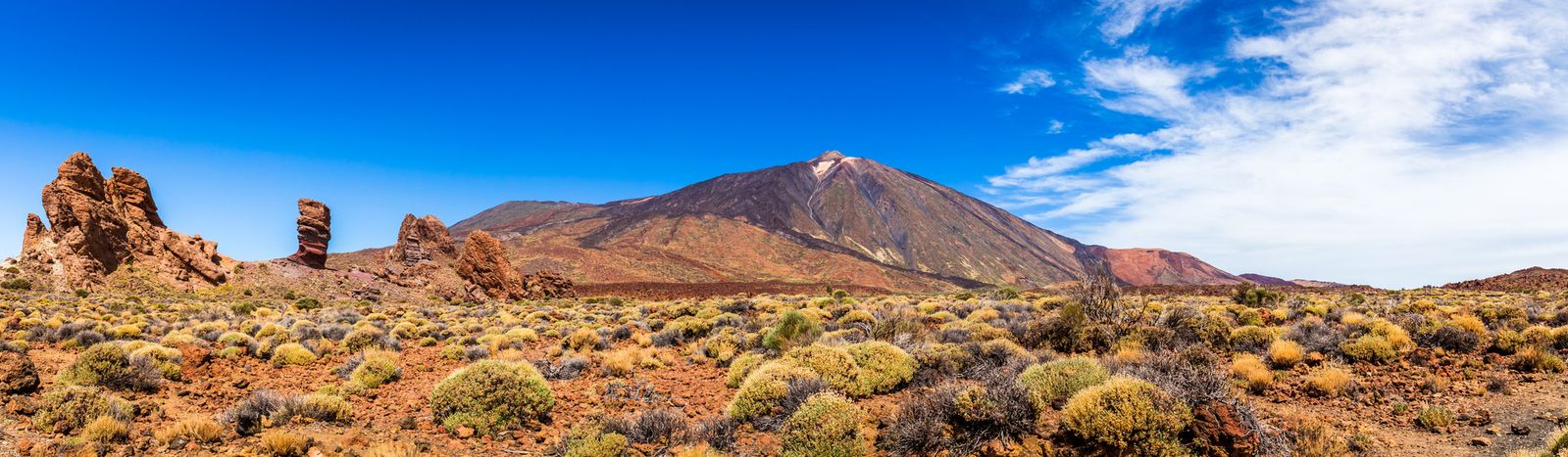 Volcano and rocky landscape in Tenerife