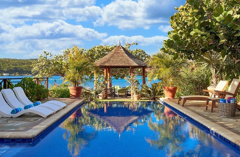 outdoor pool in Jamaica