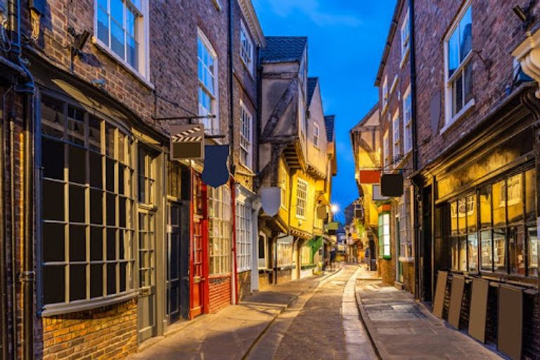 Small street in York city centre